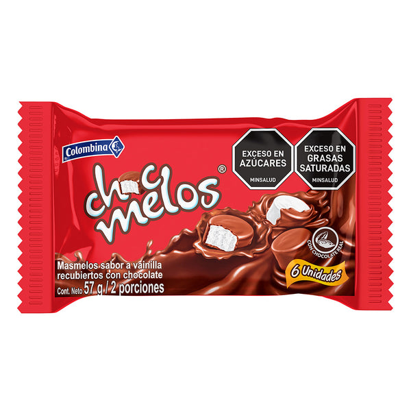 CHOCMELOS BANDEJA 6U 57G